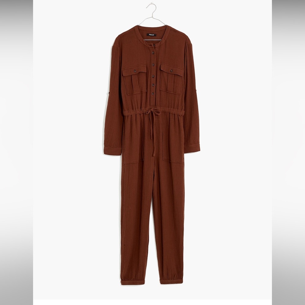 Madewell Lightspun Tapered Leg Jumpsuit